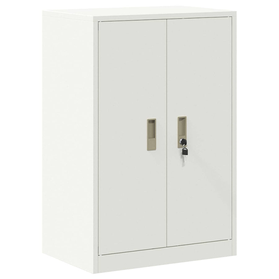 Opbergkast 2 st Wit 60 x 40 x 160 cm Staal Vergrendelbaar