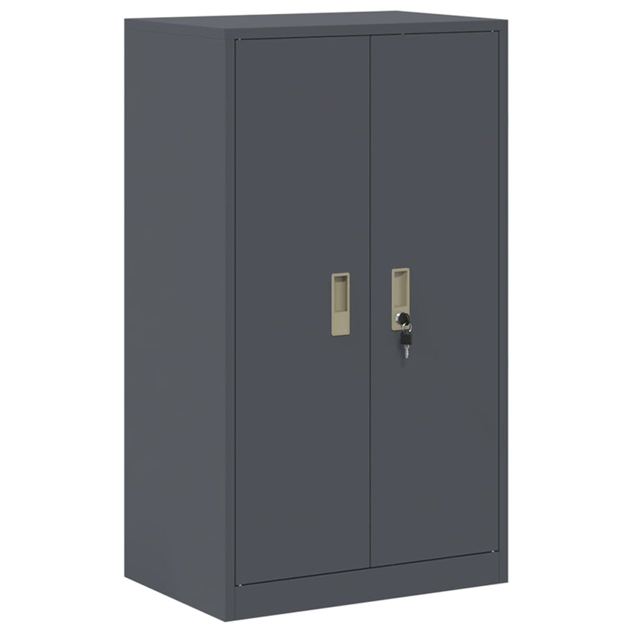 Opbergkast 2 st Antracietkleurig 60 x 40 x 175 cm Staal
