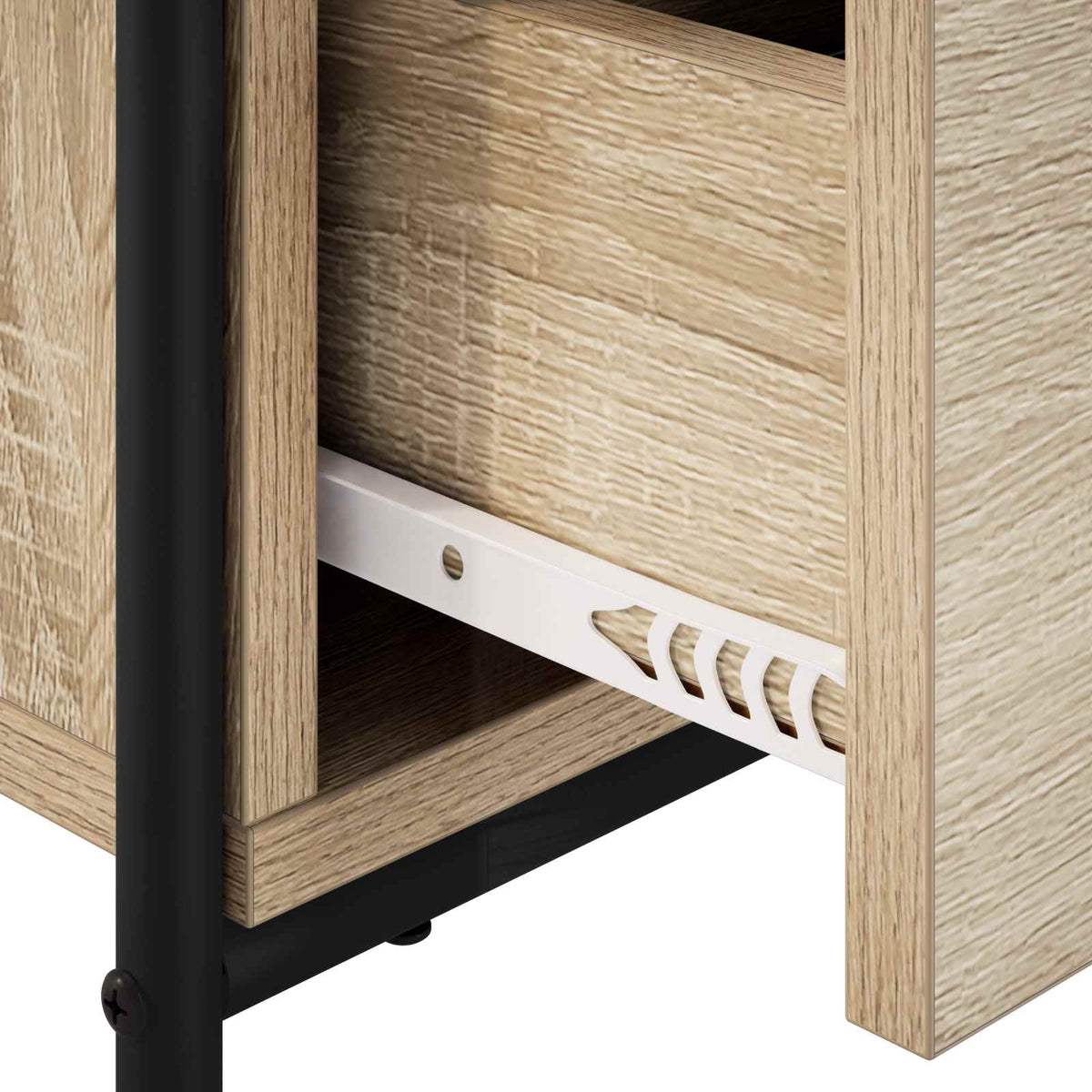 Nachtkastje 2 st Sonoma Eiken 40 x 30 x 50 cm Bewerkt hout