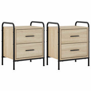 Nachtkastjes 2 stuks Sonoma Eiken 40x30x50 cm