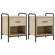 Nachtkastje Sonoma Eiken 40x30x50 cm (set van 2)