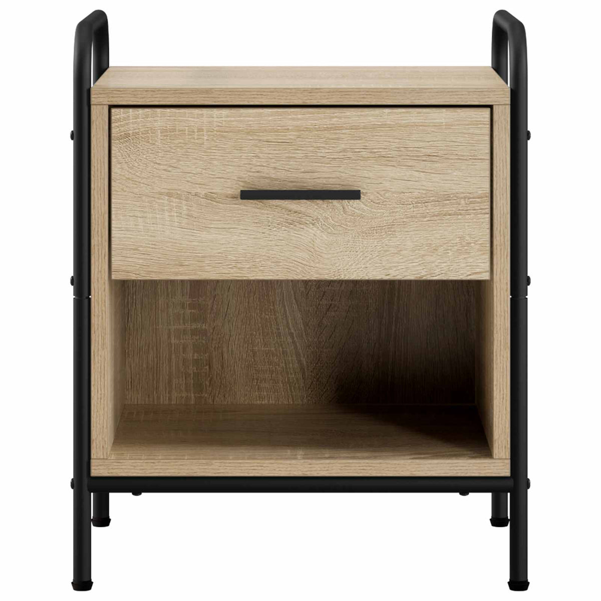 Nachtkastje 2 st Sonoma Eiken 40 x 30 x 50 cm Bewerkt hout