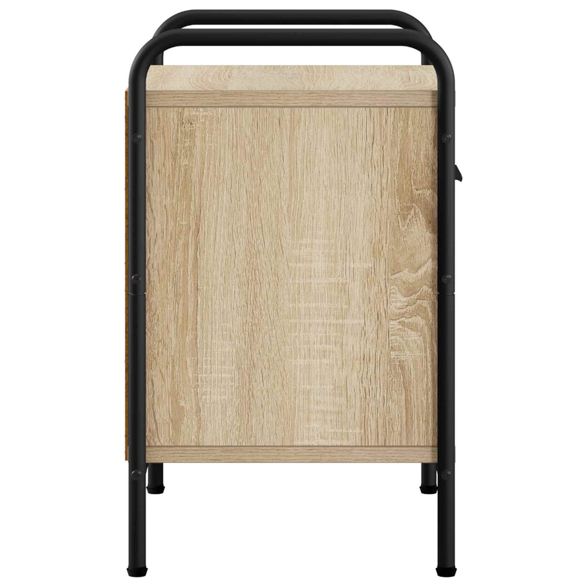 Nachtkastje 2 st Sonoma Eiken 40 x 30 x 50 cm Bewerkt hout