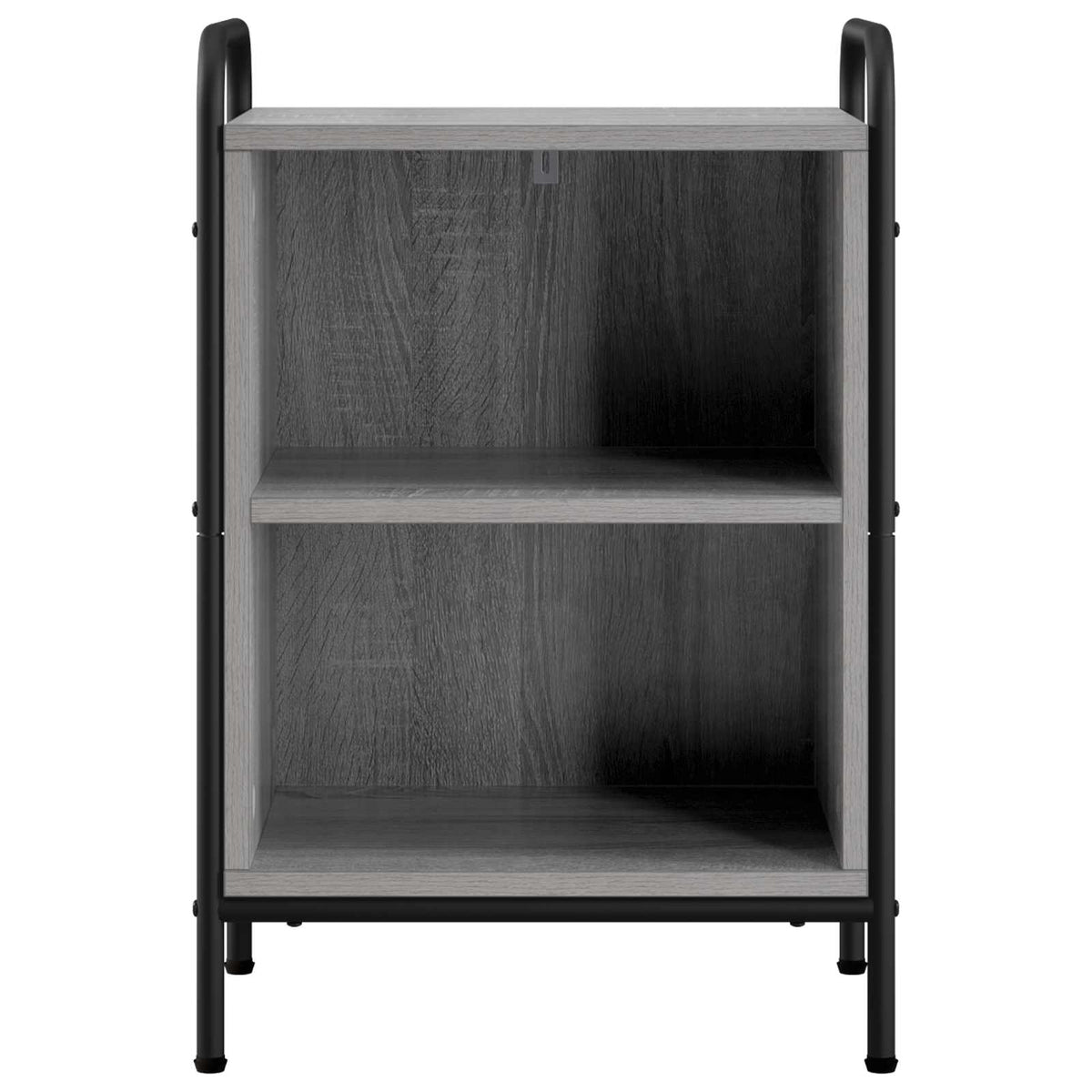 Nachtkastje 2 st Grijs Sonoma 40 x 30 x 60 cm Bewerkt hout