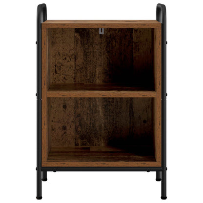 Nachtkastje 2 st Oud hout 40 x 30 x 60 cm Bewerkt hout