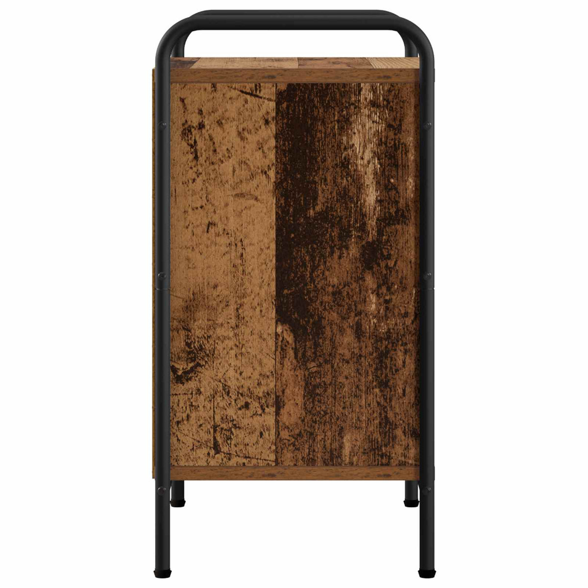 Nachtkastje 2 st Oud hout 40 x 30 x 60 cm Bewerkt hout