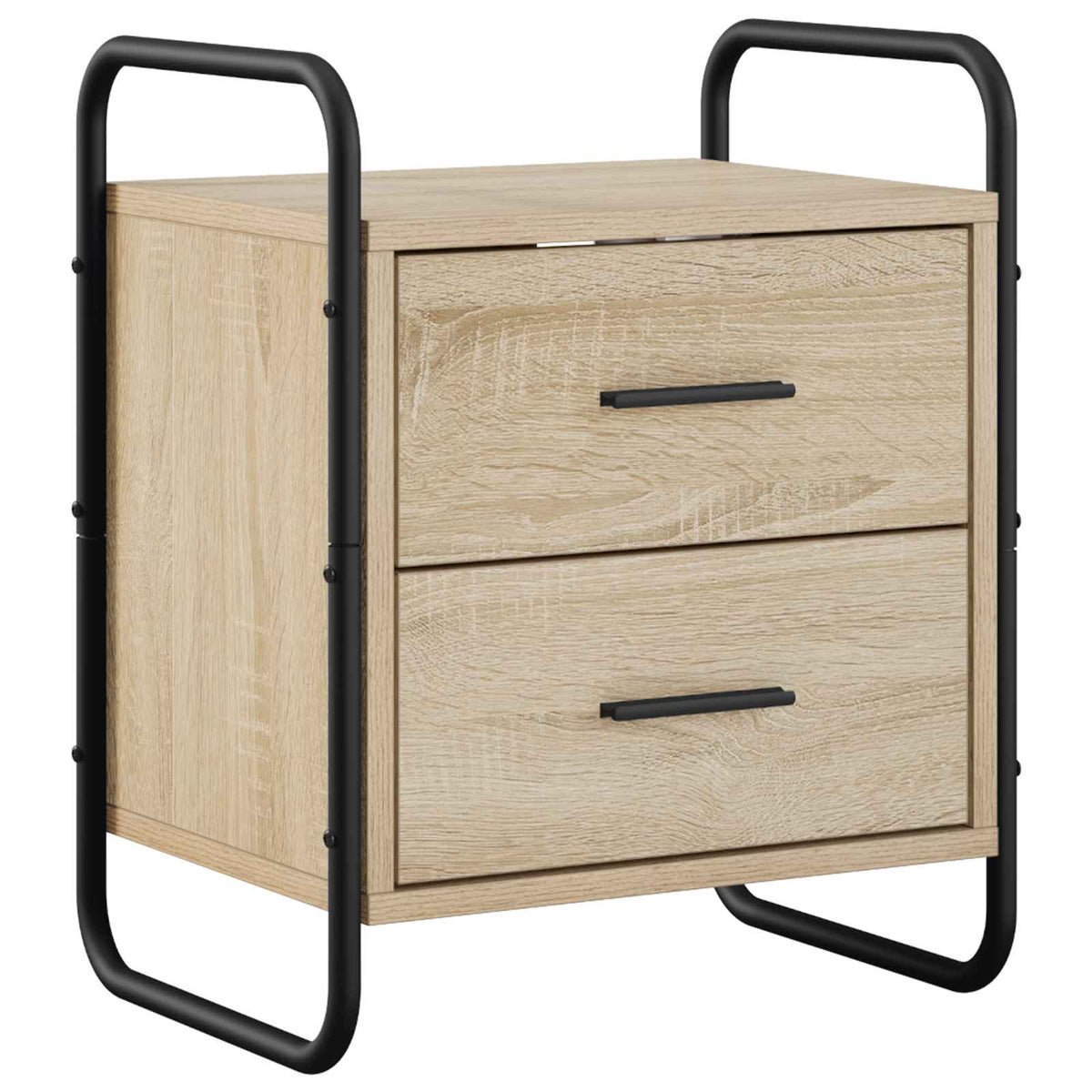 Hangend nachtkastje Sonoma Eiken 40 x 30 x 50 cm Bewerkt hout