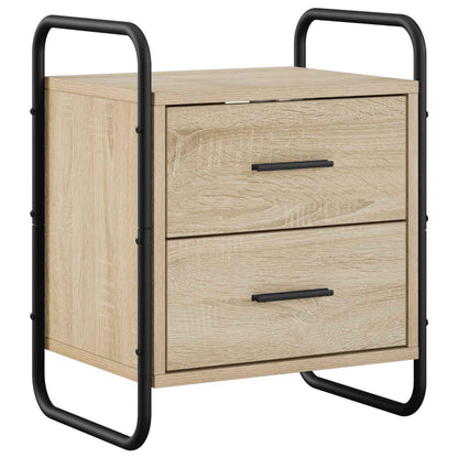 Hangend nachtkastje Sonoma Eiken 40 x 30 x 50 cm Bewerkt hout