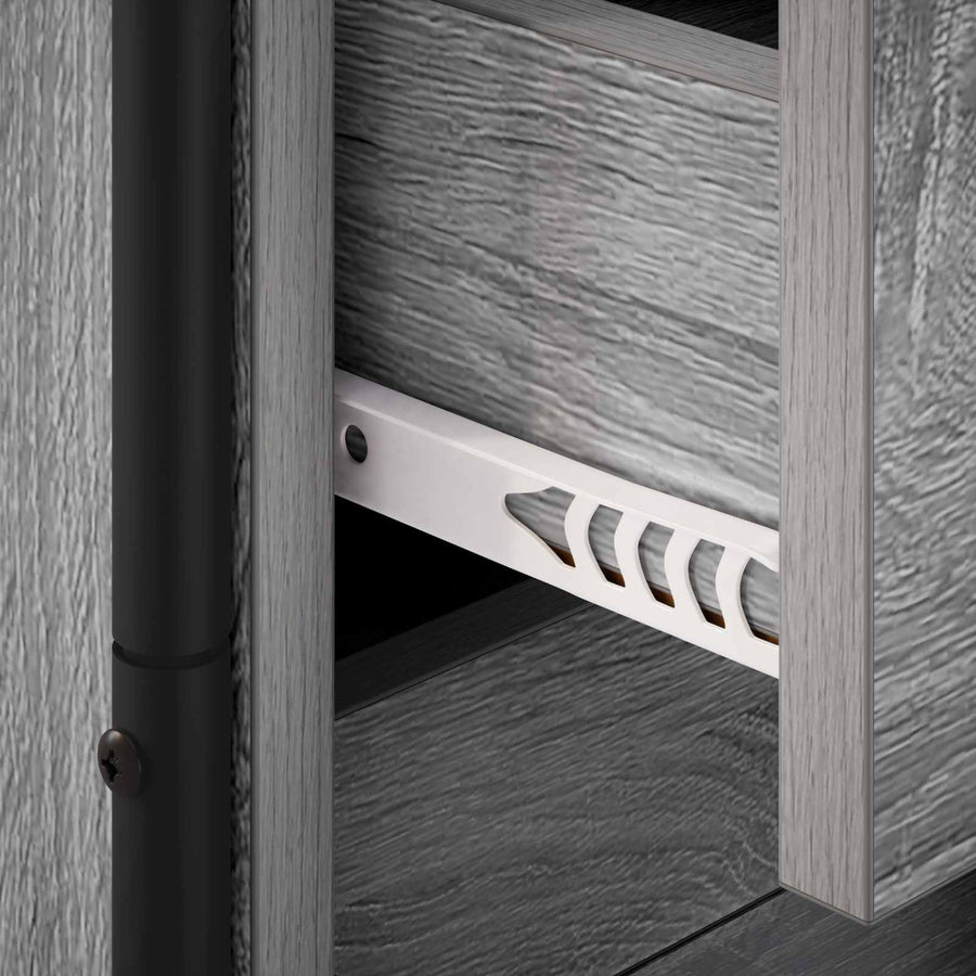 Hangend nachtkastje Grijs Sonoma 40 x 30 x 50 cm Bewerkt hout