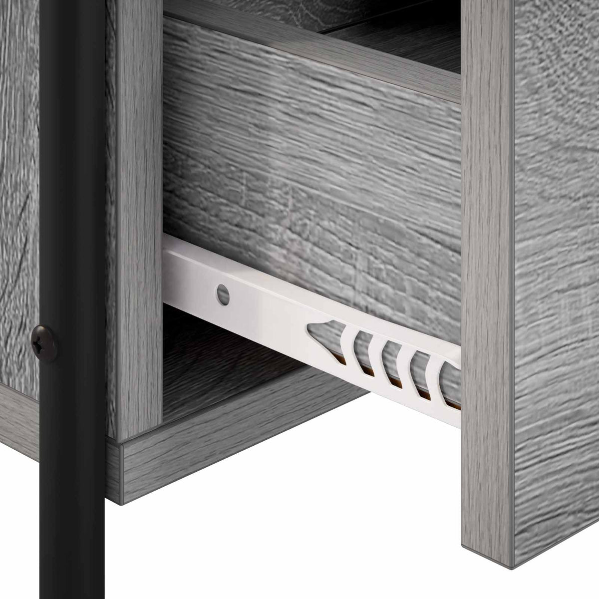 Hangend nachtkastje Grijs Sonoma 40 x 30 x 50 cm Bewerkt hout