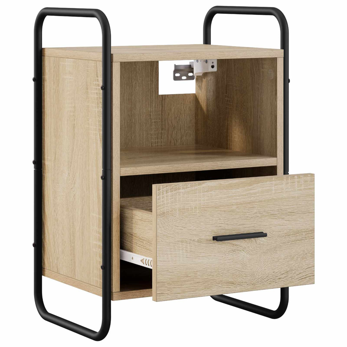 Hangend nachtkastje Sonoma Eiken 40 x 30 x 60 cm Bewerkt hout