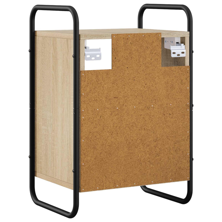 Hangend nachtkastje Sonoma Eiken 40 x 30 x 60 cm Bewerkt hout
