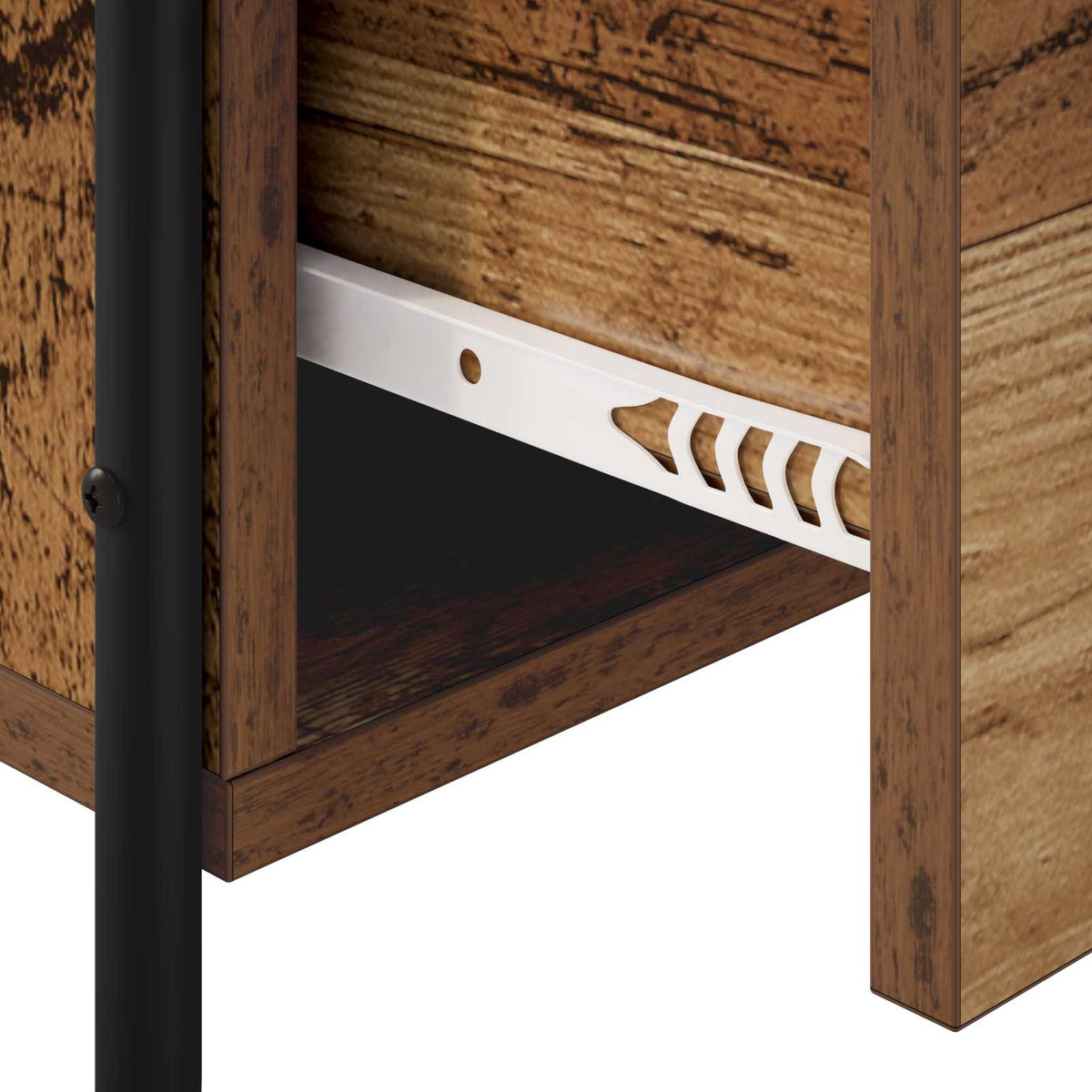 Hangend nachtkastje Oud hout 40 x 30 x 60 cm Bewerkt hout