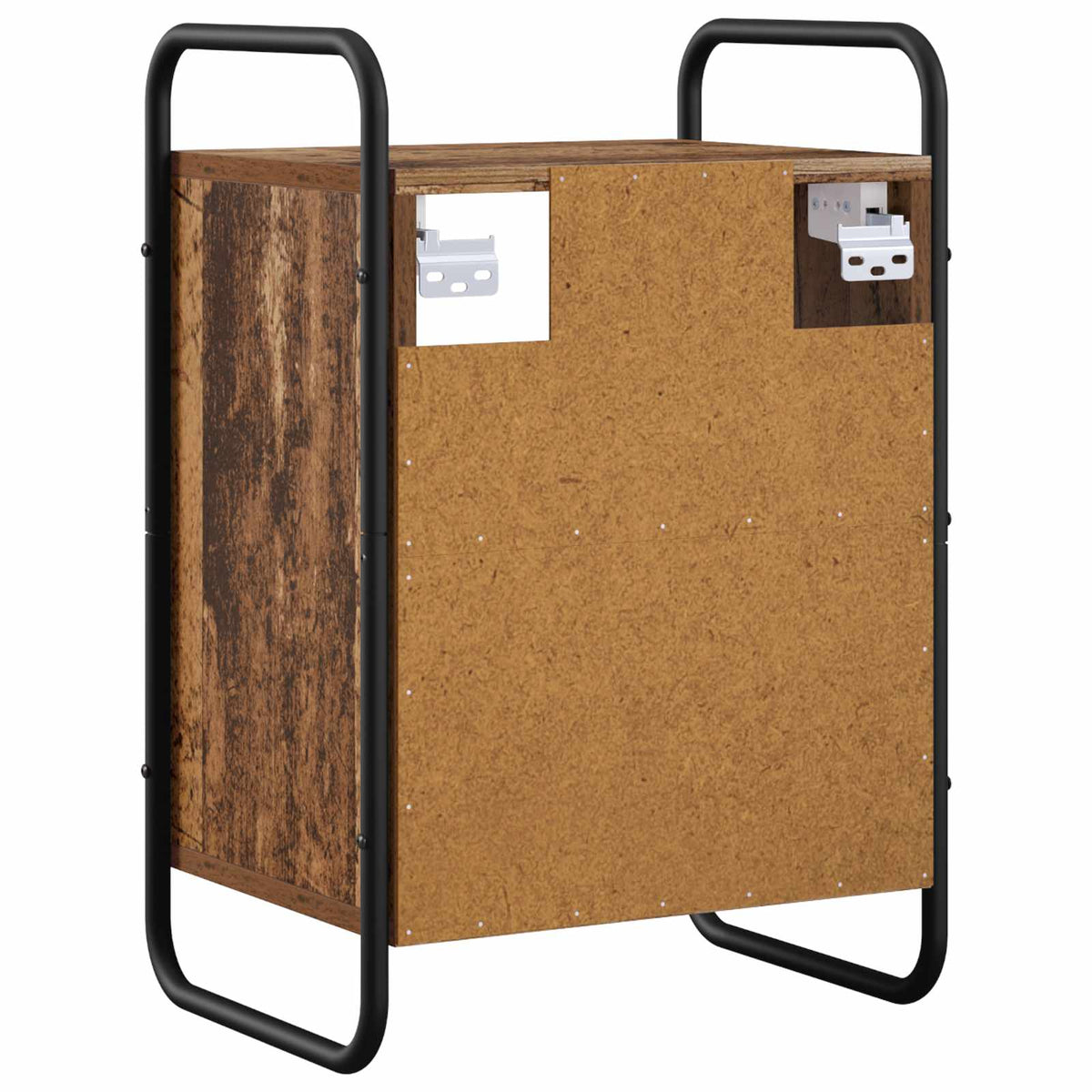 Hangend nachtkastje Oud hout 40 x 30 x 60 cm Bewerkt hout