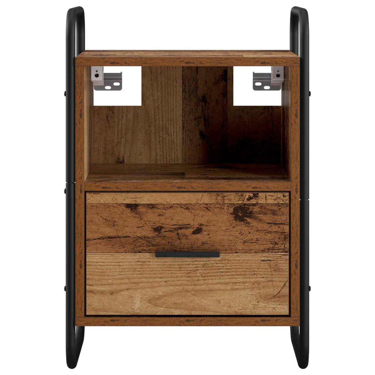 Hangend nachtkastje Oud hout 40 x 30 x 60 cm Bewerkt hout