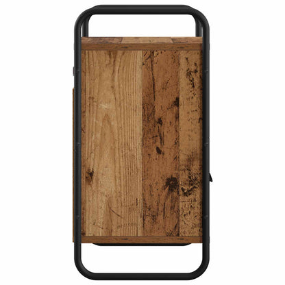 Hangend nachtkastje Oud hout 40 x 30 x 60 cm Bewerkt hout