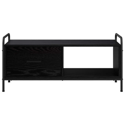 Salontafel Zwart eiken 90 x 49 x 41 cm Bewerkt hout