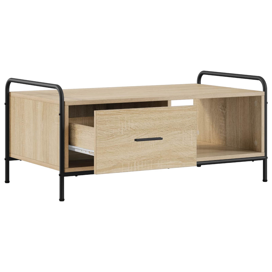 Salontafel Sonoma Eiken 90 x 49 x 41 cm Bewerkt hout