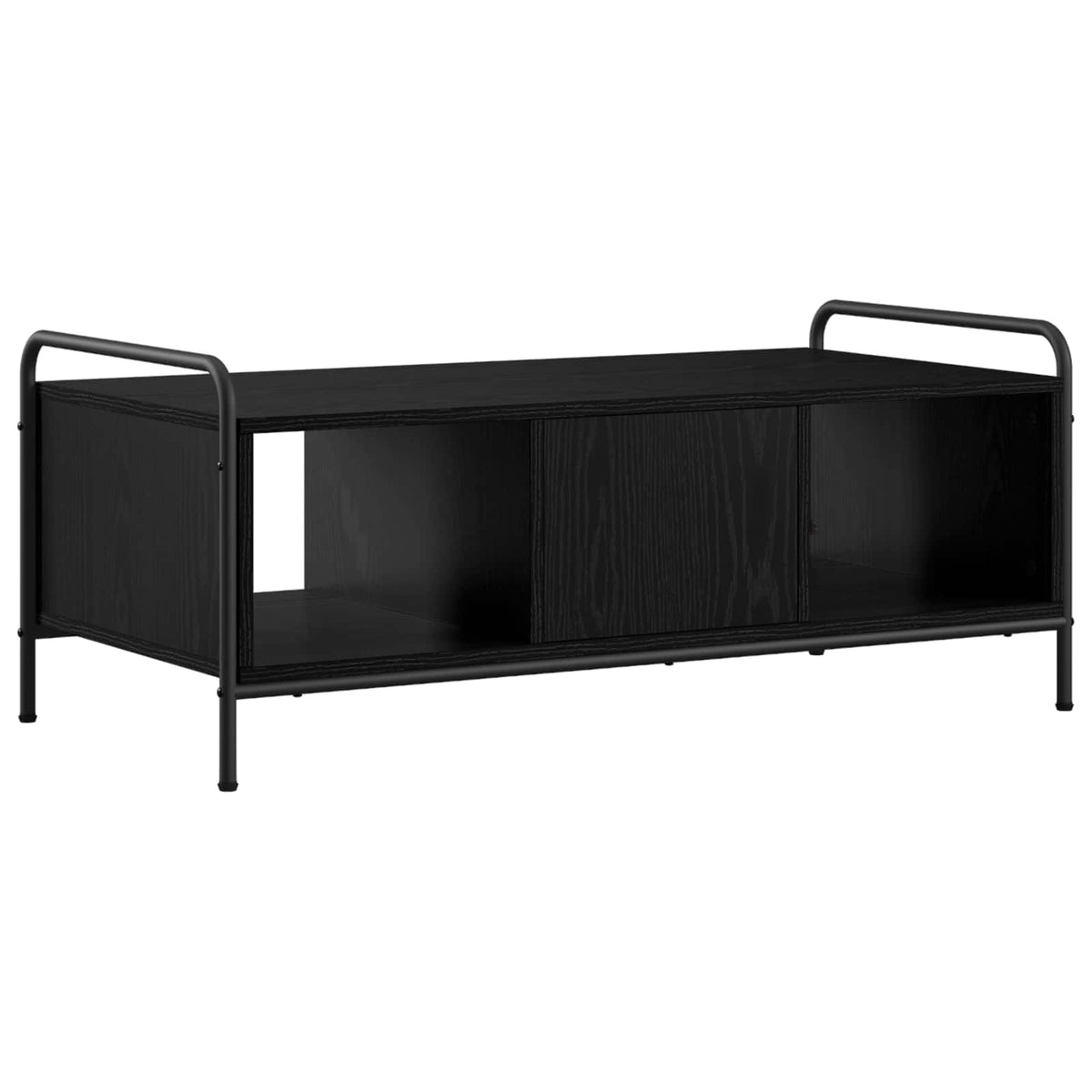 Salontafel Zwart eiken 99,5 x 49 x 41 cm Bewerkt hout