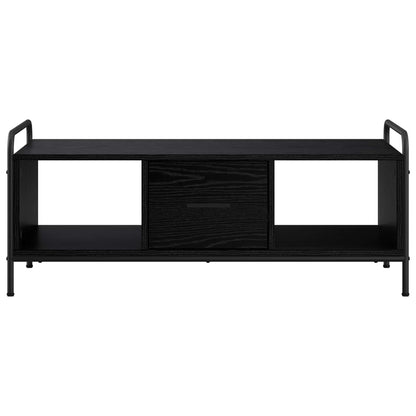 Salontafel Zwart eiken 99,5 x 49 x 41 cm Bewerkt hout