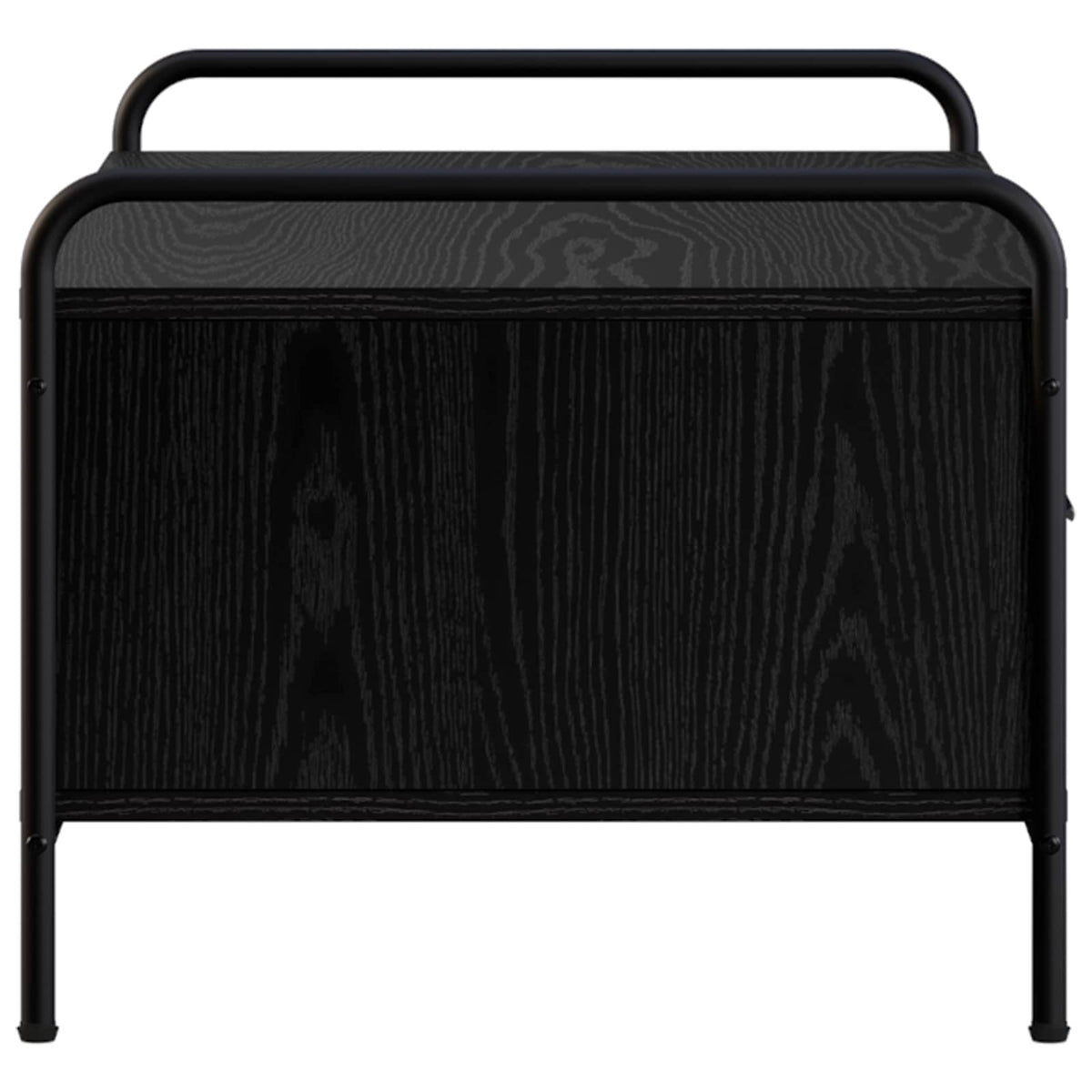 Salontafel Zwart eiken 99,5 x 49 x 41 cm Bewerkt hout