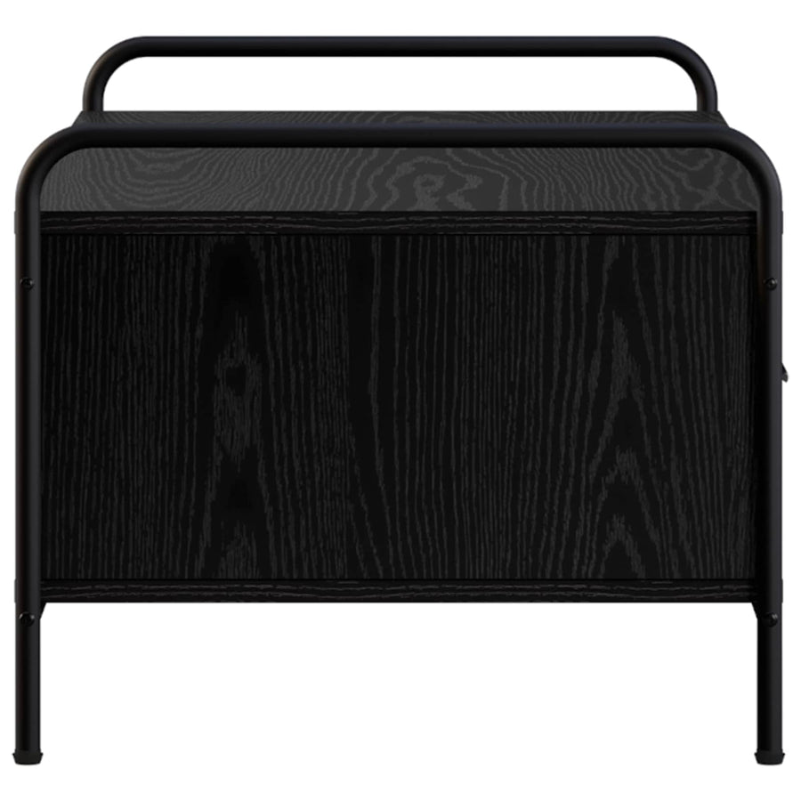 Salontafel Zwart eiken 99,5 x 49 x 41 cm Bewerkt hout