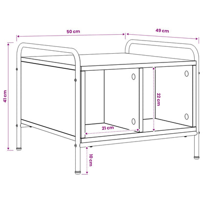 Salontafel Sonoma Eiken 50 x 49 x 41 cm Bewerkt hout