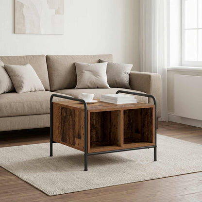 Salontafel Oud hout 50 x 49 x 41 cm Bewerkt hout