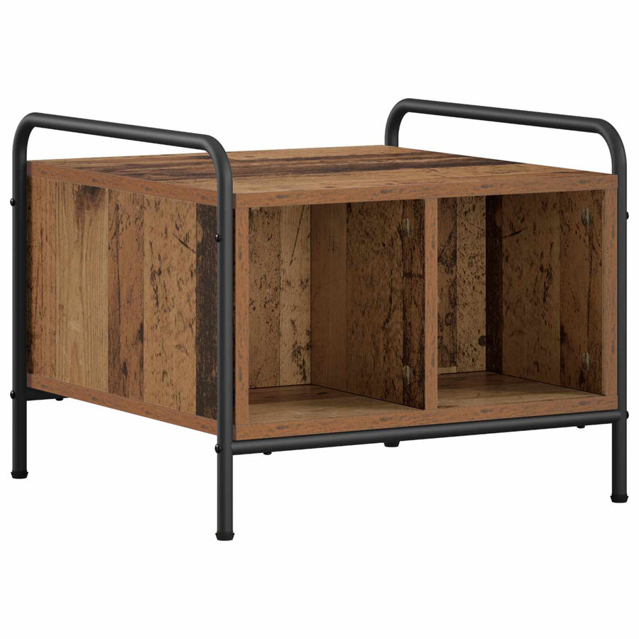 Salontafel Oud hout 50 x 49 x 41 cm Bewerkt hout