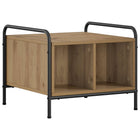 Salontafel 50x49x41 cm artisanaal eiken