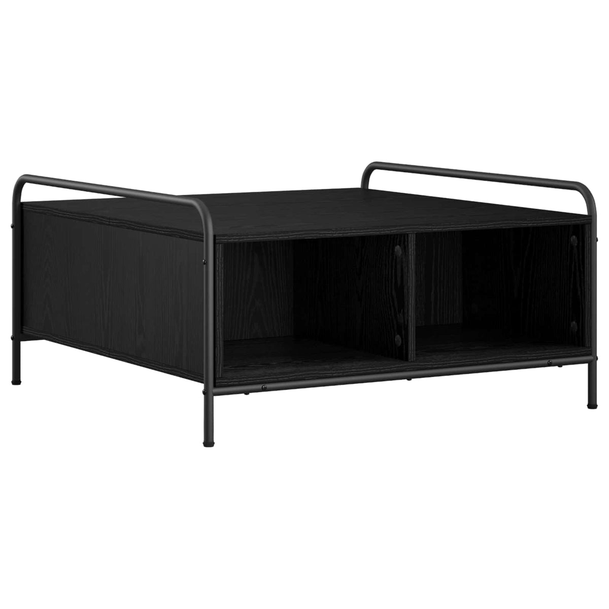 Salontafel Zwart eiken 50 x 49 x 41 cm Bewerkt hout