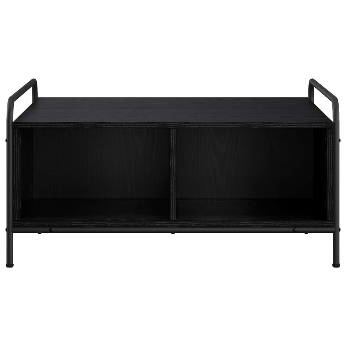 Salontafel Zwart eiken 50 x 49 x 41 cm Bewerkt hout