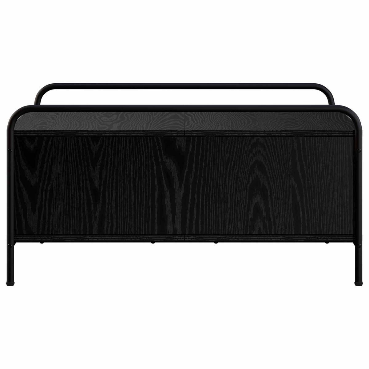 Salontafel Zwart eiken 50 x 49 x 41 cm Bewerkt hout