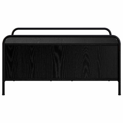 Salontafel Zwart eiken 50 x 49 x 41 cm Bewerkt hout