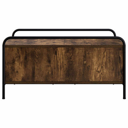 Salontafel Gerookt eiken 50 x 49 x 41 cm Bewerkt hout