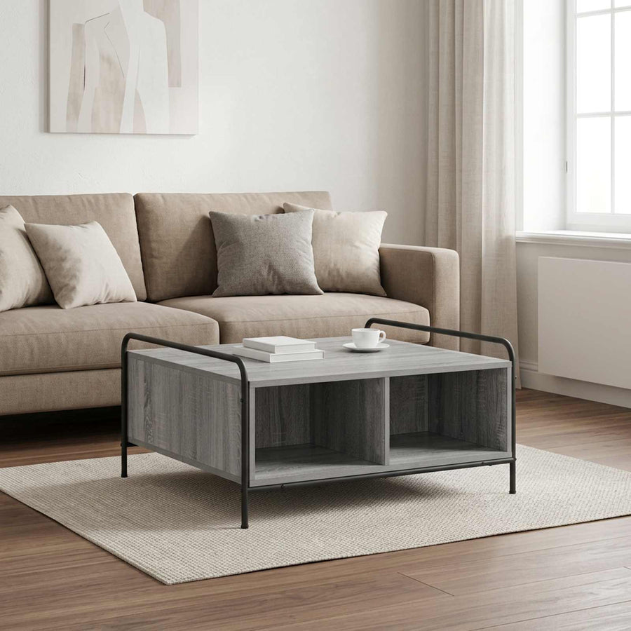 Salontafel Grijs Sonoma 50 x 49 x 41 cm Bewerkt hout