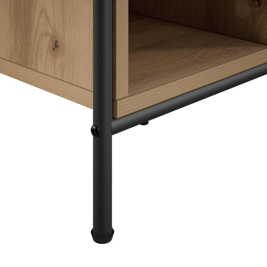 Salontafel Artisanaal eiken 50 x 49 x 41 cm Bewerkt hout