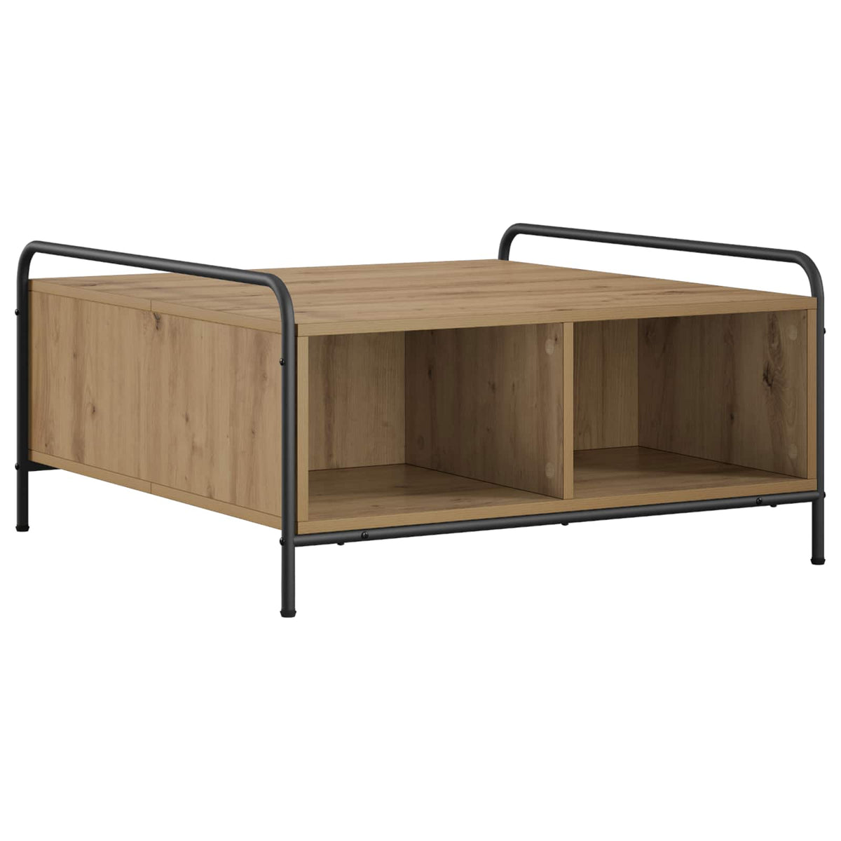 Salontafel Artisanaal eiken 50 x 49 x 41 cm Bewerkt hout
