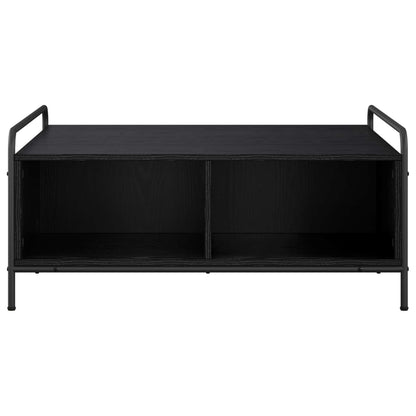 Salontafel Zwart eiken 90 x 90 x 41 cm Bewerkt hout