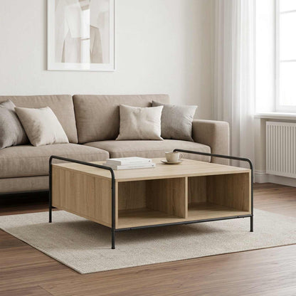 Salontafel Sonoma Eiken 90 x 90 x 41 cm Bewerkt hout