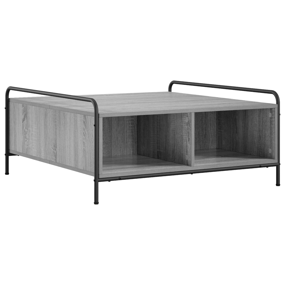 Salontafel Grijs Sonoma 90 x 90 x 41 cm Bewerkt hout