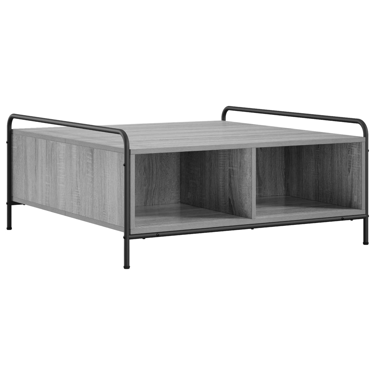 Salontafel Grijs Sonoma 90 x 90 x 41 cm Bewerkt hout
