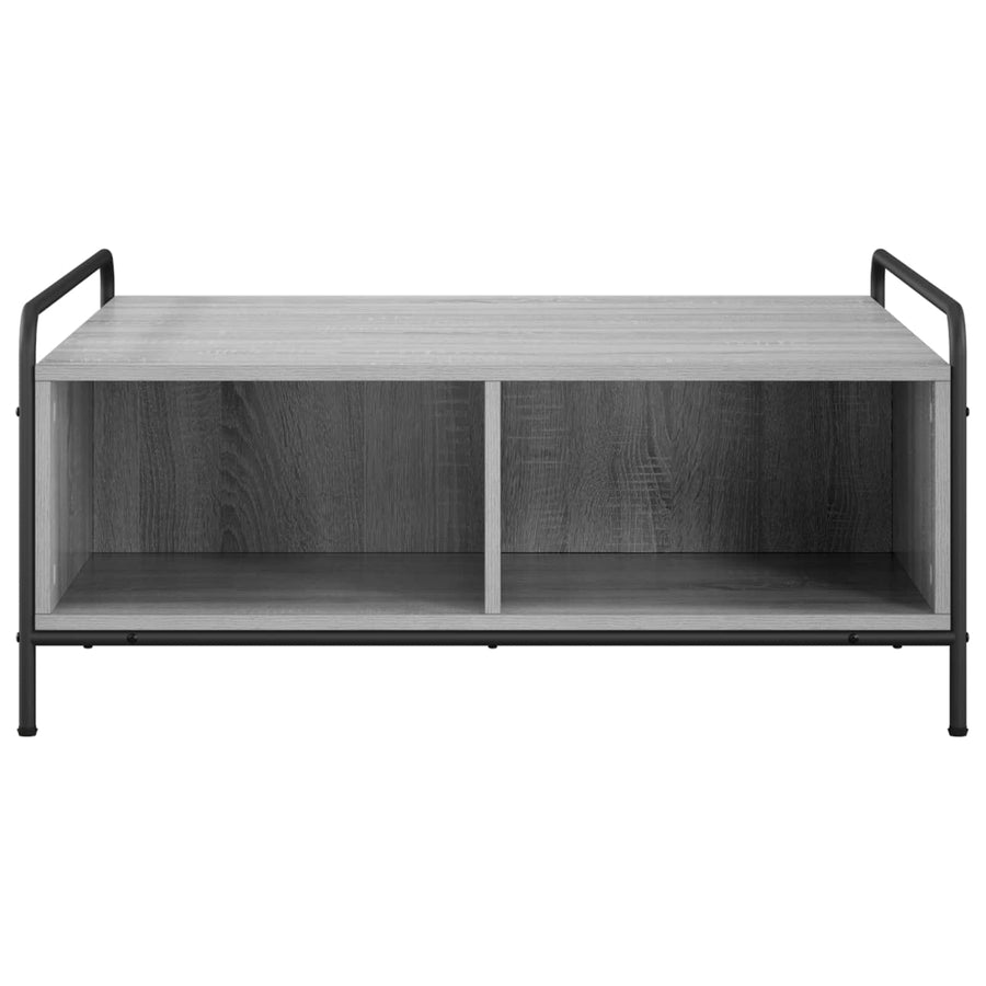 Salontafel Grijs Sonoma 90 x 90 x 41 cm Bewerkt hout