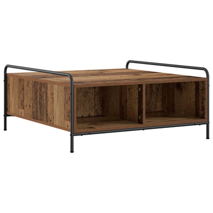 Salontafel Oud hout 90 x 90 x 41 cm Bewerkt hout