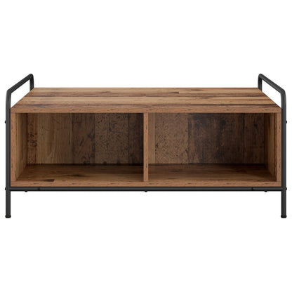 Salontafel Oud hout 90 x 90 x 41 cm Bewerkt hout