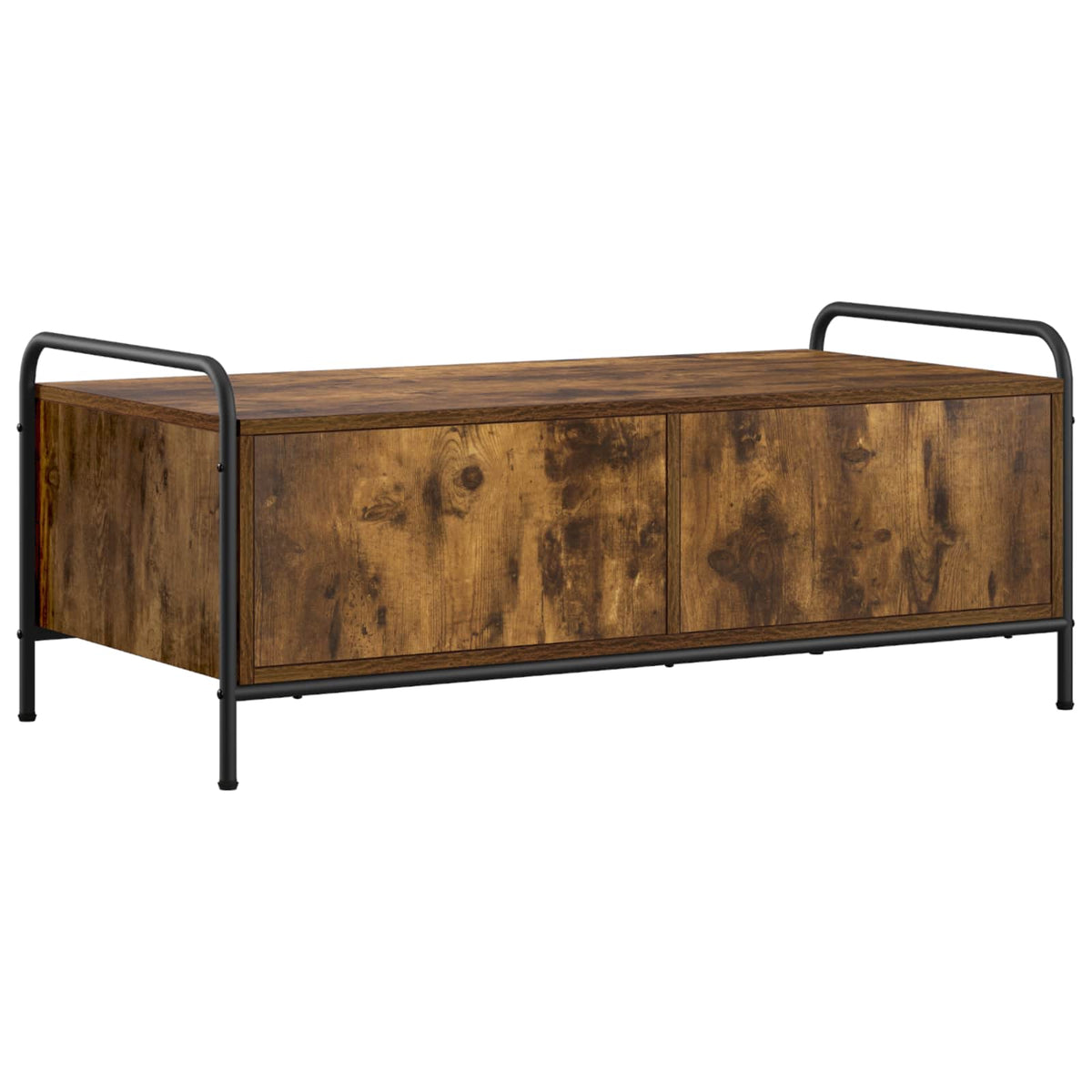 Salontafel Gerookt eiken 99,5 x 49 x 41 cm Bewerkt hout