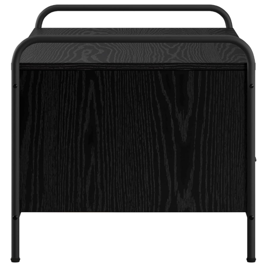 Salontafel Zwart eiken 99,5 x 49 x 46 cm Bewerkt hout