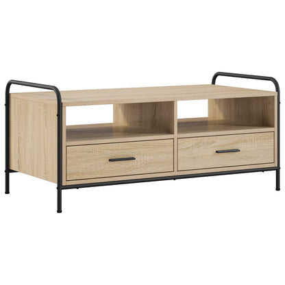 Salontafel Sonoma Eiken 99,5 x 49 x 46 cm Bewerkt hout