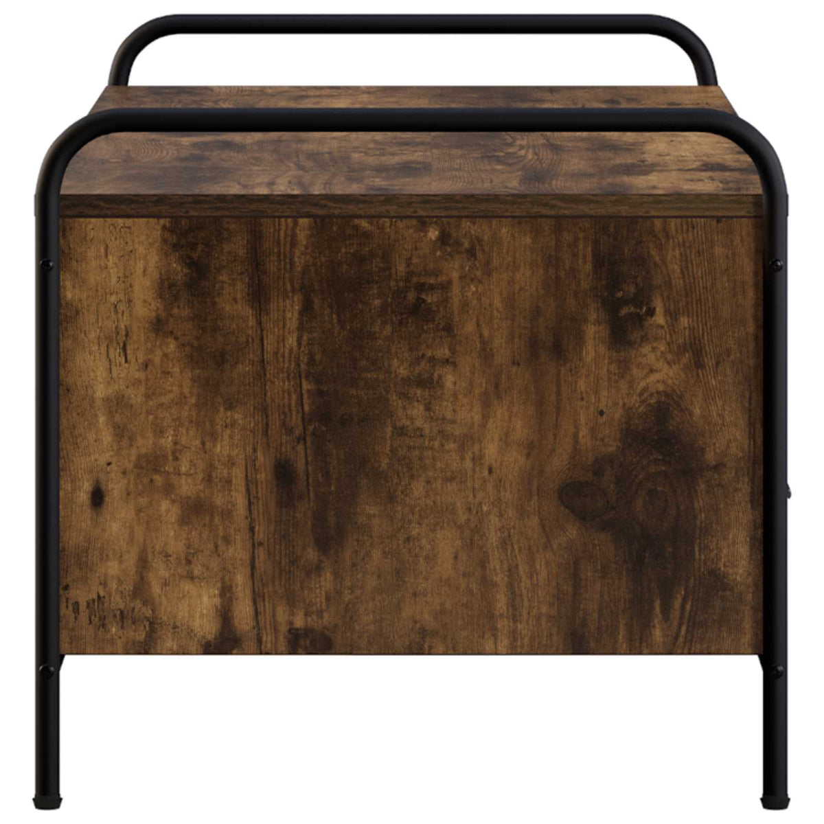 Salontafel Gerookt eiken 99,5 x 49 x 46 cm Bewerkt hout