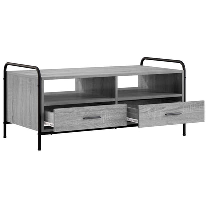Salontafel Grijs Sonoma 99,5 x 49 x 46 cm Bewerkt hout